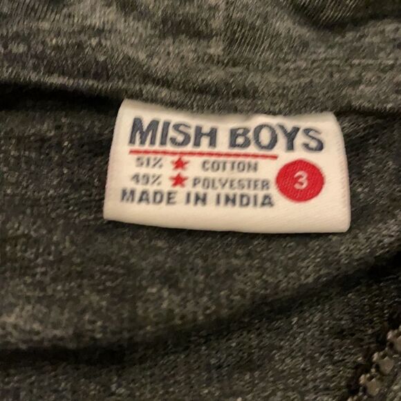 Mish Boys Dark Greg Lightweight Zip-up Hoodie - Picture 5 of 6